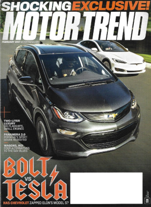 MOTOR TREND 2017 FEB - HILUX, VOLT vs TESLA, PANAMERA, LINCOLN